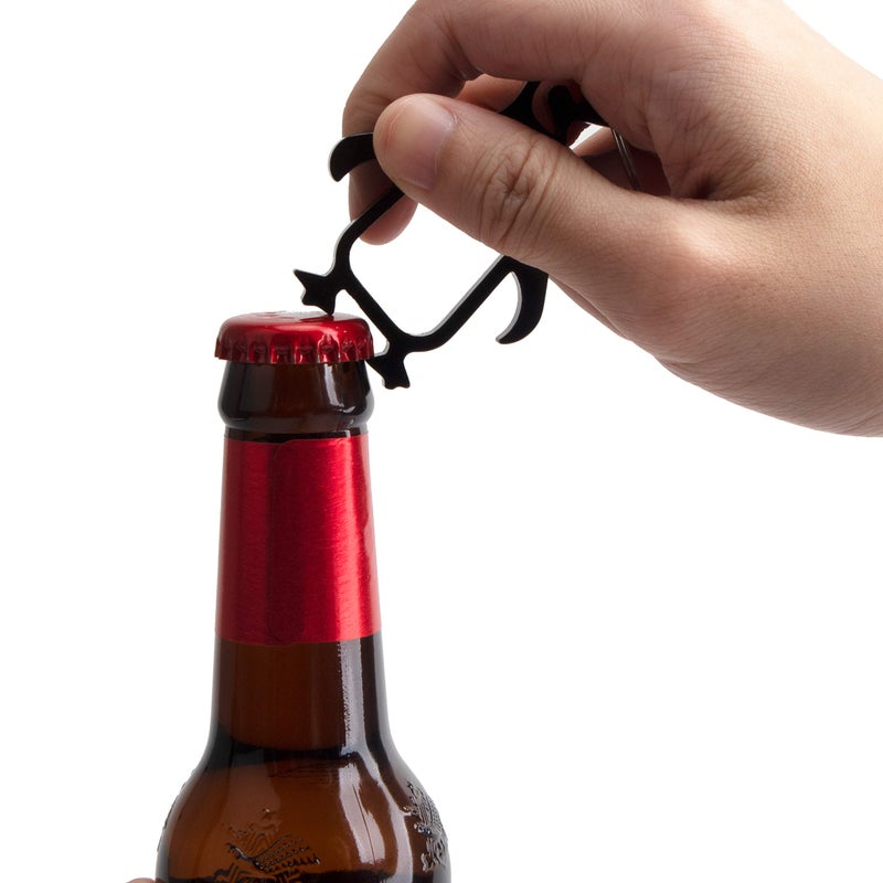 SWATOM Penguin 6PCS Bottle Opener Keychain Beer Openers Tool Key Chain Ring Accessories - Image 2